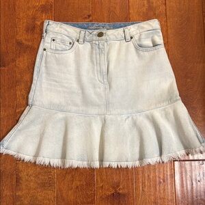 Michael Kors Light Blue Denim Skirt